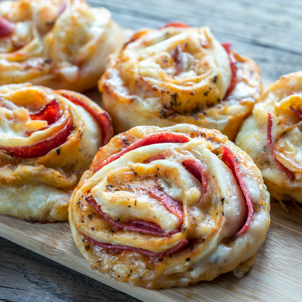 Pepperoni and Cheese Logs